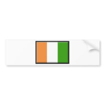 Cote D'Ivoire Flag Bumper Stickers