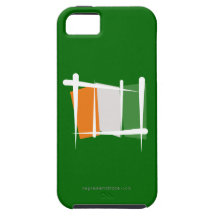 Côte d'Ivoire Ivory Coast Brush Flag iPhone 5 Case