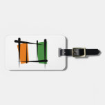 Cote d'Ivoire Ivory Coast Brush Flag Tag For Bags