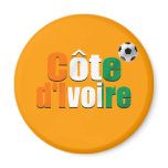 Côte d'Ivoire logo football fans soccer ball gifts Refrigerator Magnet