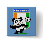This adorable little panda is too cute! He's featured in front of a large flag from Cote D'IVoire (Ivory Coast) and ready to play football and score some goals. This cute design is perfect for football players and soccer fans! You can totally customize this gift! Change the color, move the design around, add your own text or images -- make it your own!