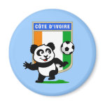 This adorable little panda is too cute! He's featured in front of a large flag from Cote D'IVoire (Ivory Coast) and ready to play football and score some goals. This cute design is perfect for football players and soccer fans! You can totally customize this gift! Change the color, move the design around, add your own text or images -- make it your own!