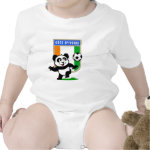 This adorable little panda is too cute! He's featured in front of a large flag from Cote D'IVoire (Ivory Coast) and ready to play football and score some goals. This cute design is perfect for football players and soccer fans! You can totally customize this gift! Change the color, move the design around, add your own text or images -- make it your own!