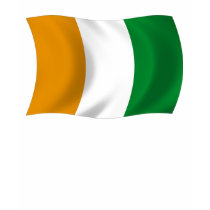 Cote d'lvoire (Ivory Coast) Flag Shirt by LivingFlags2 Cote d'lvoire (Ivory Coast) Flag Shirt