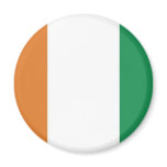 CotedIvoire National Flag Fridge Magnets