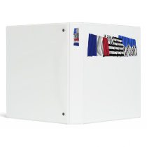 Côtes-d'Armor, Bretagne & France flags Binders
