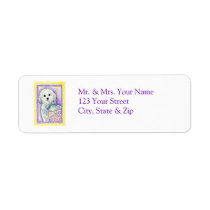 Coton de Tulear Address Label labels