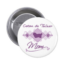 Coton de Tulear Mom Buttons