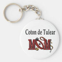 Coton de Tulear Mom Gifts Key Chain