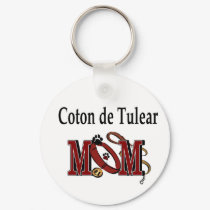 Coton de Tulear Mom Gifts keychains