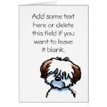 Coton de Tulear Speaking Personalized Greeting Greeting Card