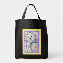 Coton de Tulear Thank You Tote Canvas Bags