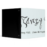 Cott Vesp F f.13 The Signature of Henry VIII binders