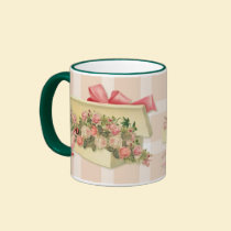 Cottage Chic Boxed Roses Mug