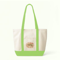 Cottage Chic Boxed Roses Romantic Tote Bag bags