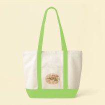 Cottage Chic Boxed Roses Romantic Tote Bag
