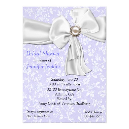 Cottage Chic Bridal Shower Invitation