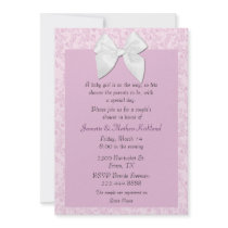 Cottage Chic Couple's Baby Girl Shower Invitation