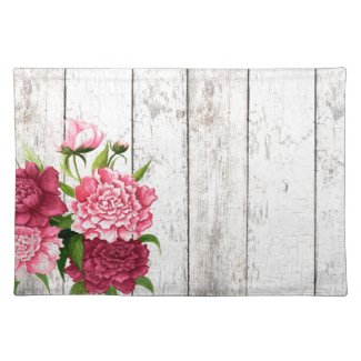 Cottage Chic Peonies Place Mat