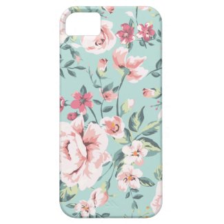 Cottage Floral Pattern iPhone 5 Cases