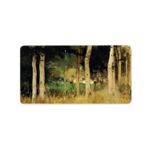 Cottage in Normandy by Berthe Morisot Personalized Address Labels