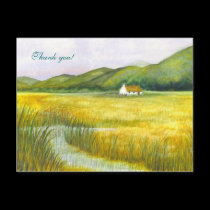 "Cottage on the Fens" Thank you! postcards by Bonhovey "Cottage on the Fens" Thank you! postcards