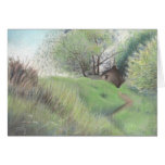 Cottage on the hill card