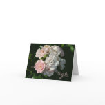 Cottage Roses Thank You Note Cards