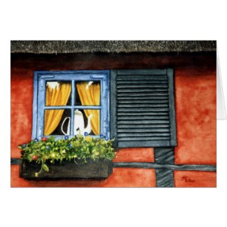 Cottage Window card