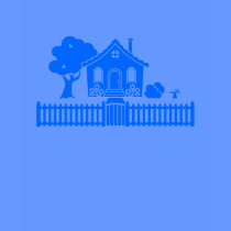 Cottage with Picket Fence t-shirts by lyle58 Cottage with Picket Fence t-shirts
