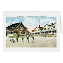 Cottages along the Shore, Fairfield, Connecticut Card