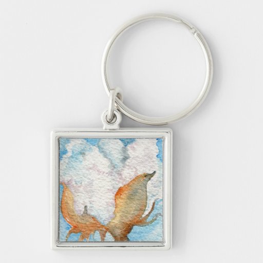 Cotton Boll Keychain Zazzle