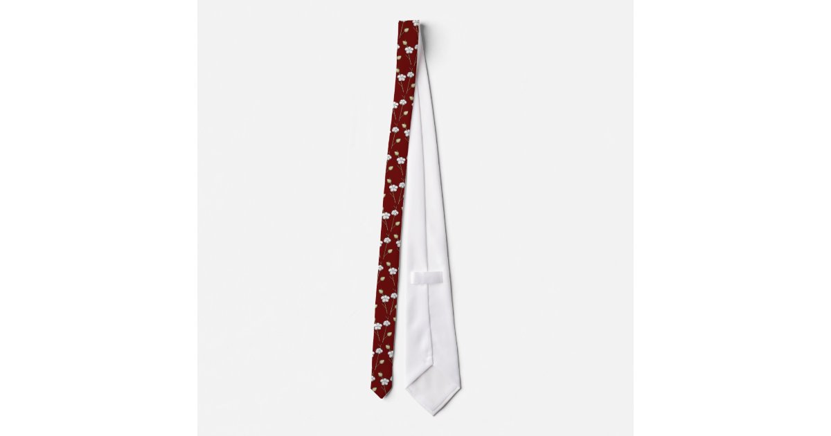 cotton boll bow tie