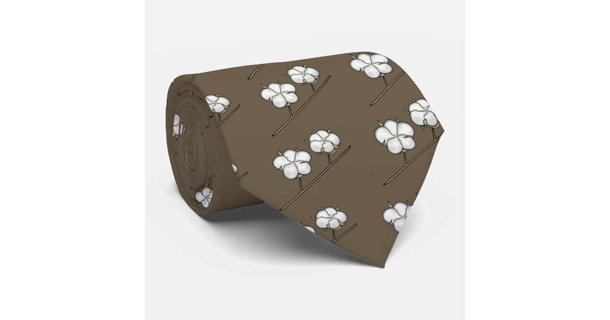 cotton boll bow tie