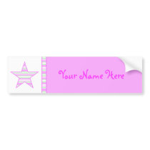 Cotton Candy Collection bumper stickers