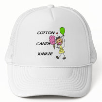Cotton Candy Junkie Tshirts and Gifts Trucker Hat