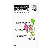 Cotton Candy Junkie Tshirts and Gifts postage