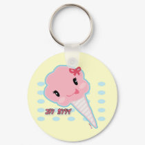 Cotton Candy Keychain