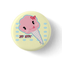 Cotton Candy Mini button