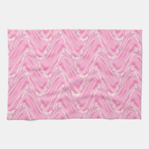 Cotton Candy Pink Abstract Towel