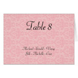 Cotton Candy Pink Damask Wedding cards