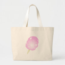 Cotton Candy - Pink Tote Bags