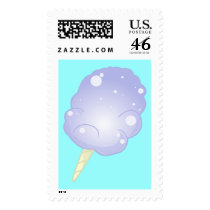 Cotton Candy Postage - Blue postage