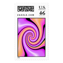 Cotton Candy Postage Stamp