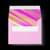 Cotton Candy Stripe Design Envelope envelopes