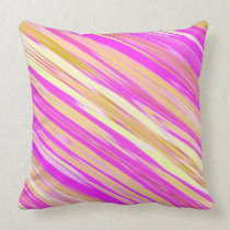 Cotton Candy Stripe Design Mojo Pillow pillows