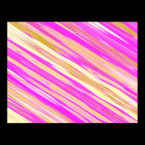 Cotton Candy Stripe Design Poster posters