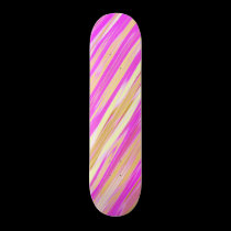 Cotton Candy Stripe Skate Board skateboards