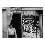 Cotton Chopping Hoes, 1930s Postcards