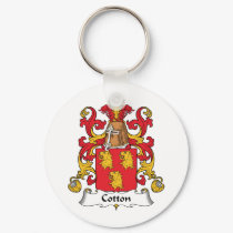 Cotton Family Crest keychains